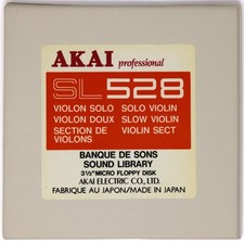 Akai SL528 Solo Slow Violin Sect S900 Format Floppy Disk Banque De Sons