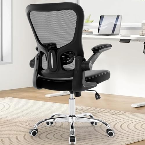 Ergonomic Office Chair with Lumbar Support, Adjustable PU Leather Computer - Picture 2 of 7