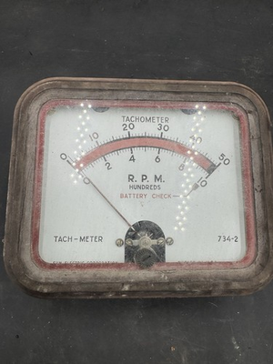 #ad #ad Vtg Sun Electric Engine Tachometer Gauge $24.99