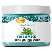 - Body and Foot Cream Mask, Mint and Eucalyptus, 16 Oz - Pedicure Massage for...