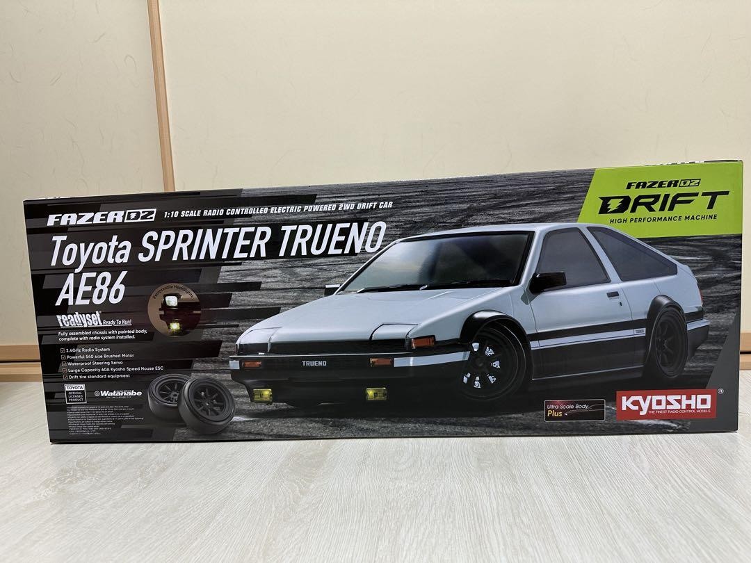 Kyosho Tamiya Ae86 Trueno Rc Drift Car Kyosho 1/10 Toyota Sprinter