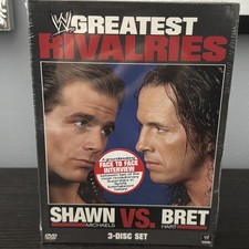 WWE Greatest Rivalries Shawn Michaels vs. Bret Hart (dvd 2011) 3 Disc Set Sealed