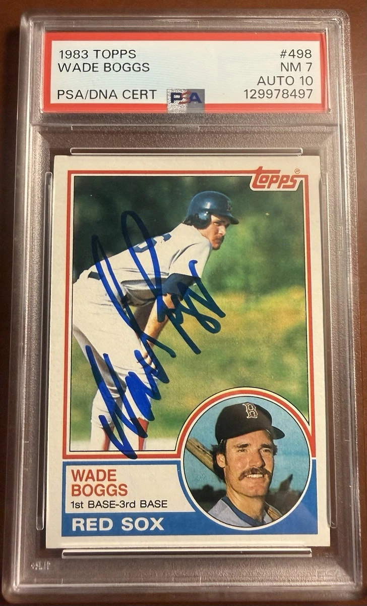 Wade Boggs Autograph Baseball Cards for sale | eBay