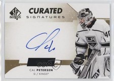2022-23 SP Authentic Curated Signatures 13/199 Cal Petersen #SPC-PC Auto 11jd