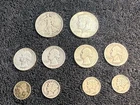 Lot 90% Silver US Coins Half dollars, Washington Qtrs & Mercury Dimes!! a