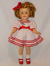 14" Vintage Ideal Shirley Temple Doll W/Pin