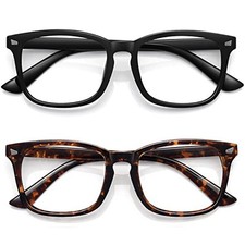 Unisex Stylish Nerd Non-prescription Glasses, Clear Lens Black fire Leopard