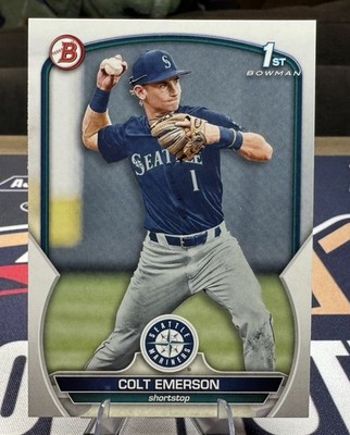 2023 Bowman Draft - #BD-42 Colt Emerson 1st Paper - Mariners