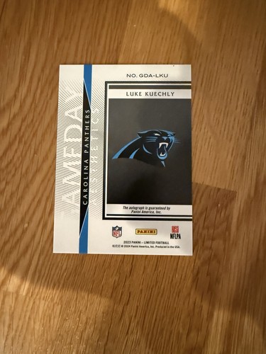 2023 Limited Luke Kuechly Gameday Aesthetics Auto Green /10 READ DESCRIPTION - Picture 3 of 3