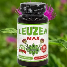 Leuzea Max 60 Tablets Muscle Growth Recovery Libido Endurance