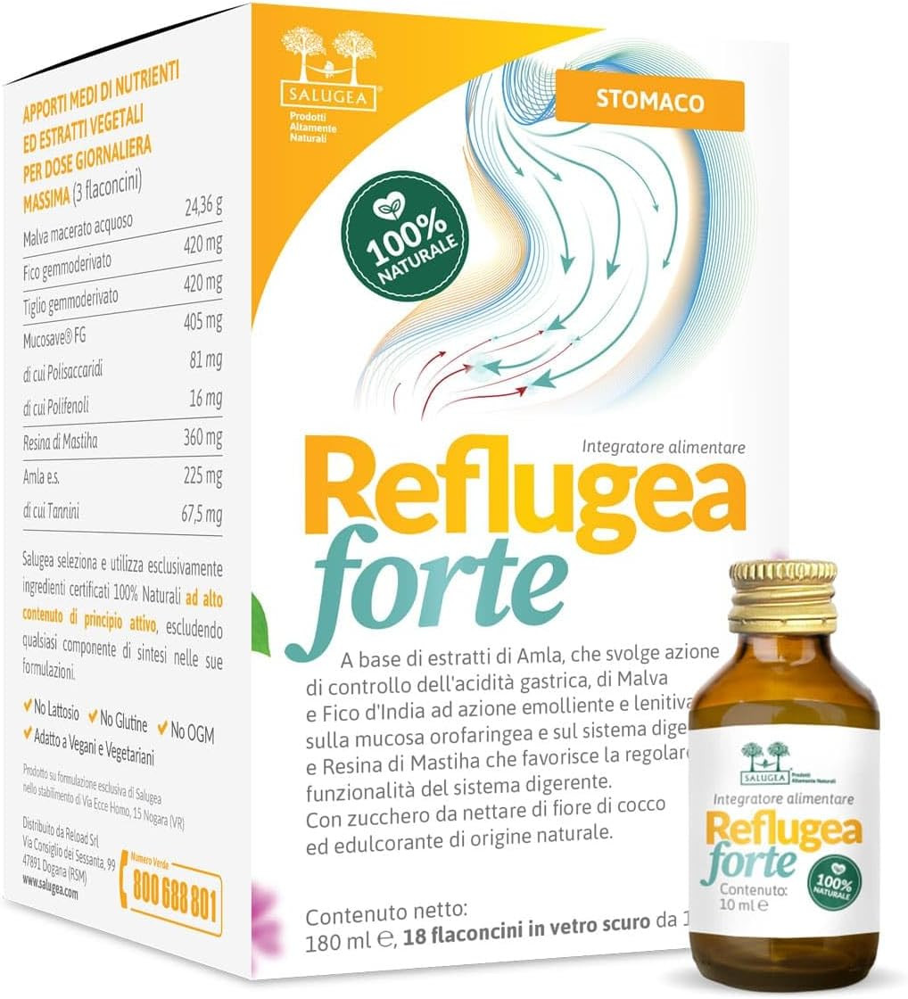 Reflugea Forte Salugea: Equilibrio e Sollievo per lo Stomaco Acido