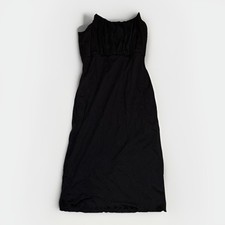 Target Bodycon Ruched Chest Black Dress