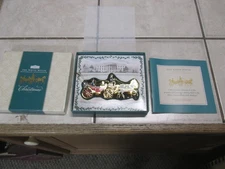 2001 White House Christmas Ornament CARRIAGE RIDE with BOX & Paperwork