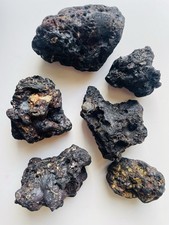 6 Volcanic vesiclular  basalt Lava Rocks Stone Volcanic Stone