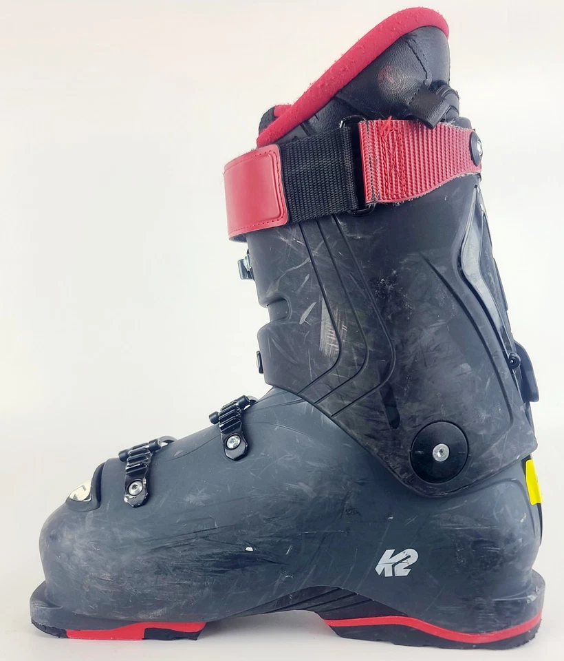 Used $700 Men's K2 BFC 100 Heated Ski Boots Black/Red Most Sizes - Image 4 of 4