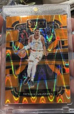 2023-24 Panini Select - Concourse Victor Wembanyama #87 Orange Flash Prizm (RC)