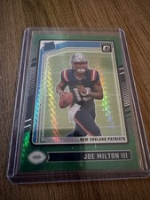 2024 Panini Donruss Optic - Rated Rookie Joe Milton III Green Hyper Prizm (RC)