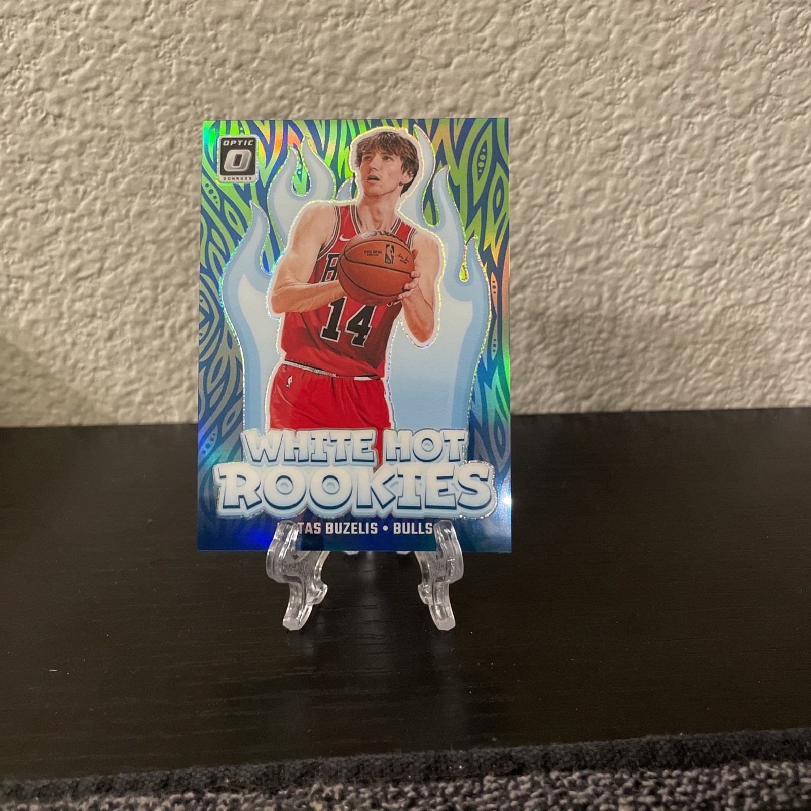 2024-25 DONRUSS OPTIC MATAS BUZELIS WHITE HOT ROOKIE LIME GREEN PRIZM 194/199 RC