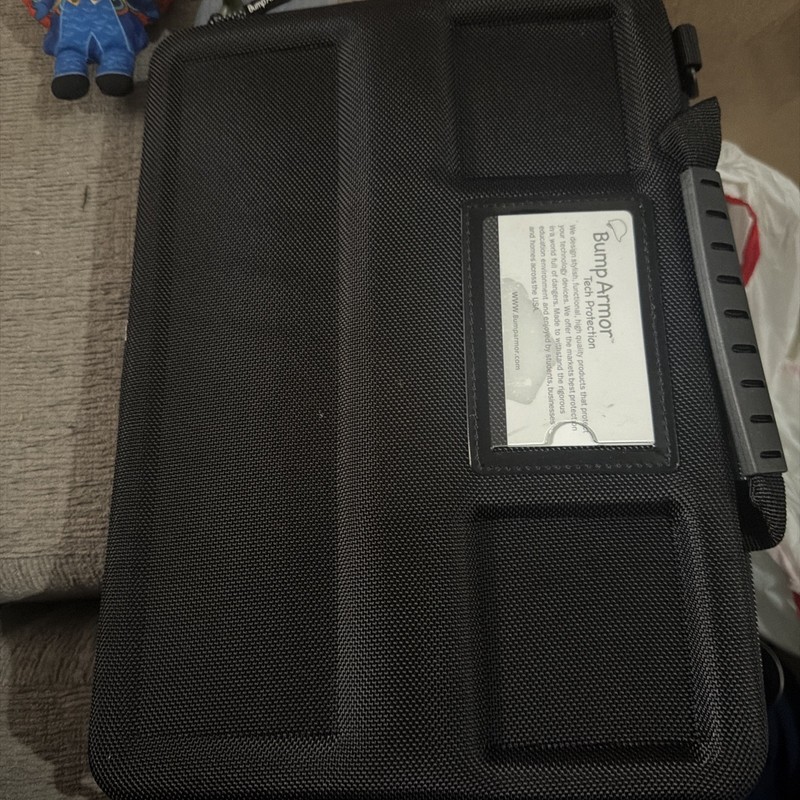 Bump Armor Tech Black Rugged Carrying Case (chrome Book /laptop) Case