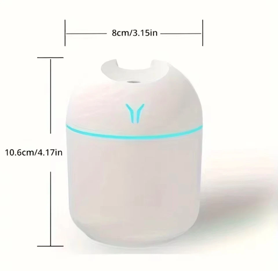 Mini Large Mist Volume USB Air Humidifier Household Small Desktop Intelligent Ca - Image 3 of 4