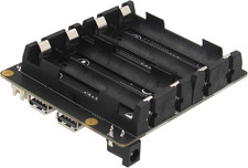 X1202 4-Cell 5V UPS Shiled for Raspberry Pi 5 Max 5.1V 5A Output Wide 6-18V Inp