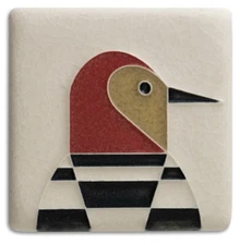 Motawi Tileworks 3x3 Woodpecker 