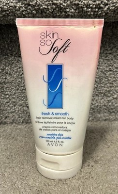Avon Skin So Soft Fresh and Smooth Hair Removal Cream For Body 4.2 oz NEW