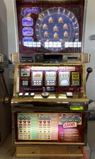 AUTHENTIC PINBALL SLOT MACHINE IGT S2000 HIGH LIMIT GOLD CLEAN LASVEGAS BARCREST