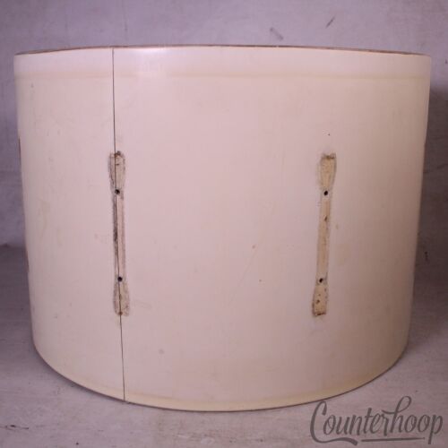 Tambor bajo Premier 14x20" 3 capas abedul preinternacional vintage años 50 blanco Duro - Imagen 3 de 10