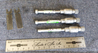 Brown Sharpe .275'' - .500'' Intrimike Set Internal Micrometer Bore Gage Holtest