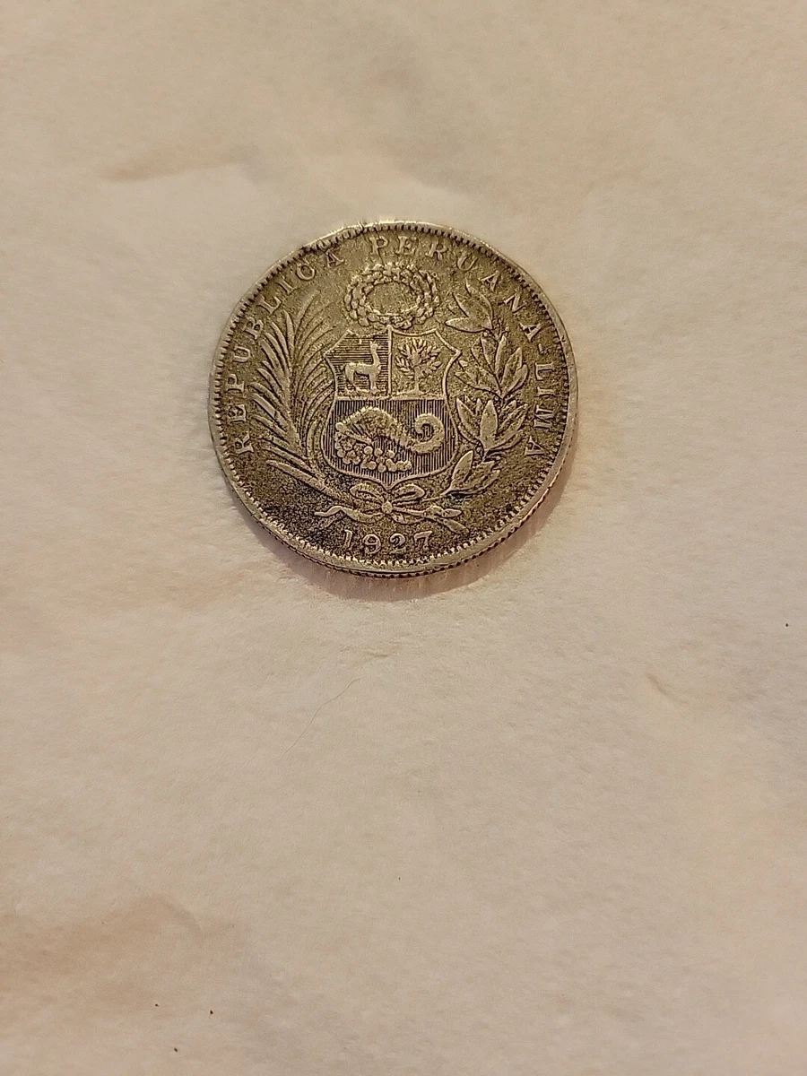 1927 年秘鲁硬币| eBay