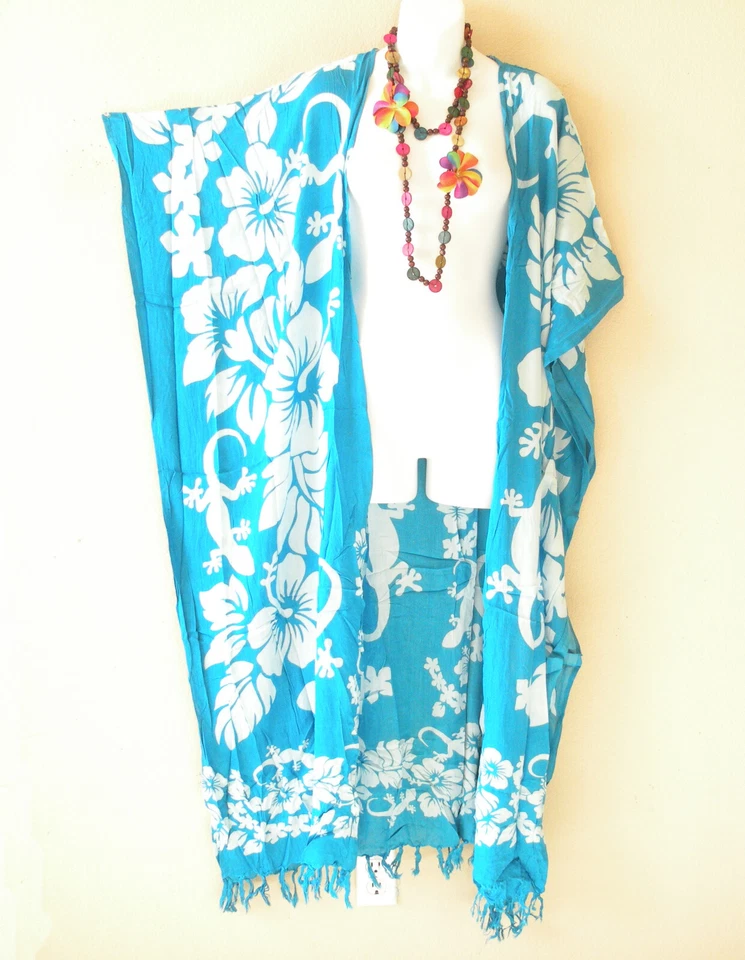 CG74 Gecko Dolman Cárdigan Plumero Kaftan Plus Maxi Chaqueta Cubrir -hasta 5X