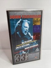JOHN FARNHAM - 33 1/3 RARE AUSTRALIAN PAL VHS VIDEO