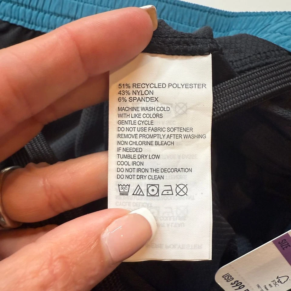 Bañador TOMMY BAHAMA NUEVO CON ETIQUETAS Naples Circuit verde azulado talla XXL Foto 4 de 4