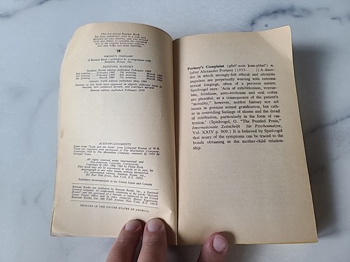 Portnoy's Complaint By Philip Roth Paperback - Picture 3 of 10