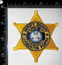 VINTAGE OBSOLETE Livingston Parish LA Louisiana Deputy Sheriff Patch