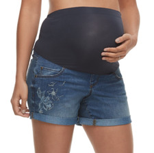 A Glow Womens Maternity Shorts in 3 Colors, Sizes: 6, 8, 10, 12, 14, 16, 18 44