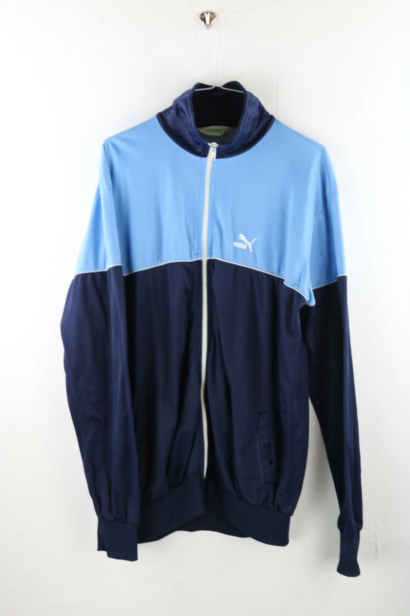 Extra Fokken Draaien PUMA Vintage Herren Trainingsjacke Gr. 6 ca. M track jacket Blau MT6 | eBay