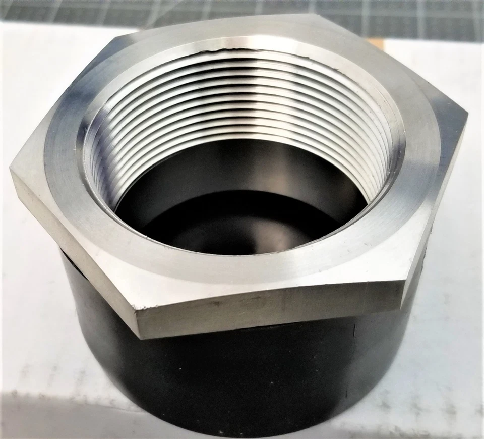 2-1/2 x 2 in. Threaded Class #1000 316 Stainless Steel Forged Pipe Bushing [D1B4 - Image 4 of 4