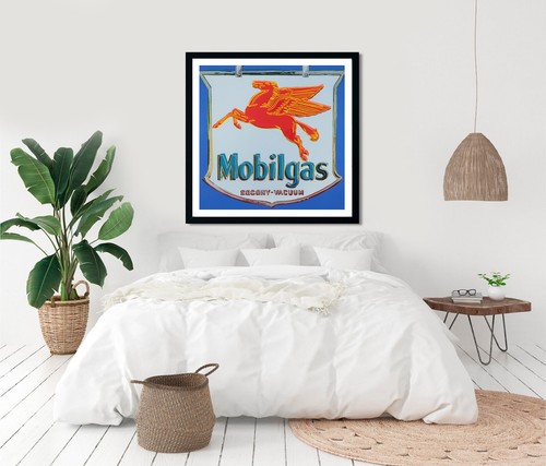 Andy Warhol - Mobilgas, Giclee Print, Advertising sign Gas station Pegasus Decor - Picture 3 of 8