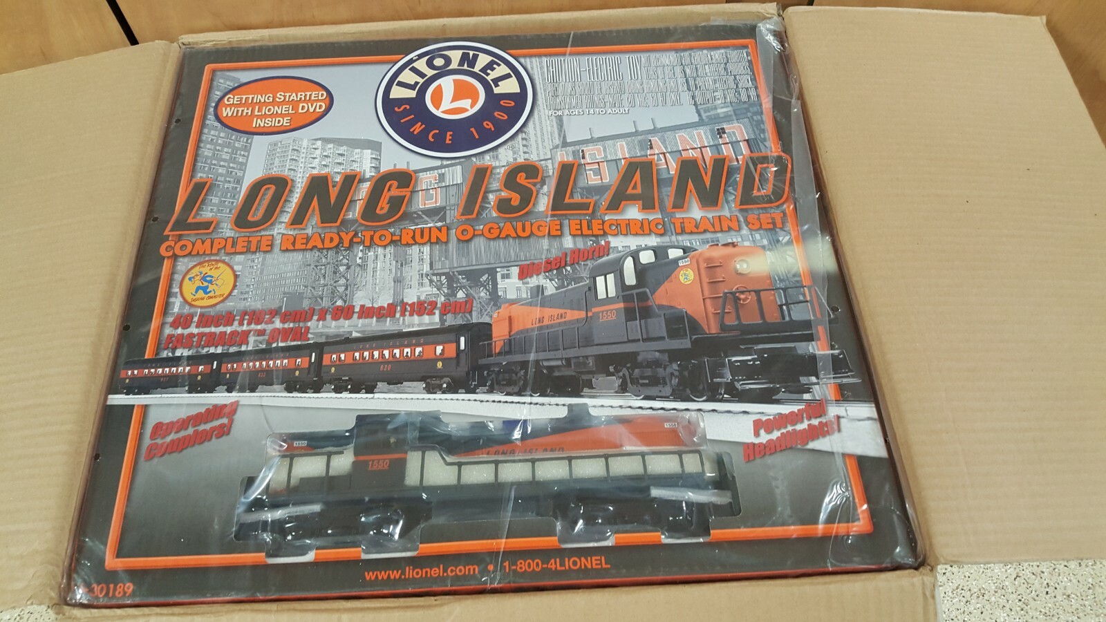 long island railroad model train set