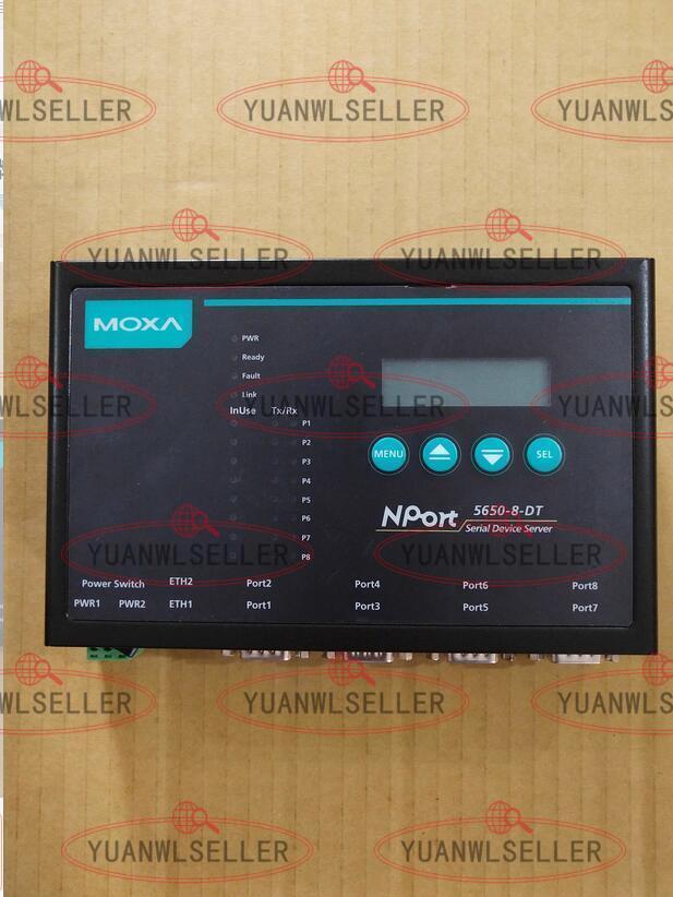 ONE MOXA NPort5650-8-DT 8-Port Serial Server NPort 5650-8-DT New #F22