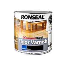 Ronseal Diamond Hard Coloured Floor Wood Varnish,  Various Sizes & Colours