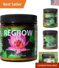 REGROW Natural Remineralizing Tooth Powder - Whiter Teeth & Sensitivity Relief