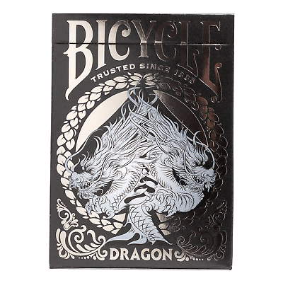 Bicycle Dragon Black Playing Cards Deck Original Poker Size Bicycle Dragon Black Playing Cards Deck Original Poker Size