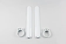 UFO White Fork Tube Protectors / Guards Suzuki RM125 91, RM250 91, RMX250 91