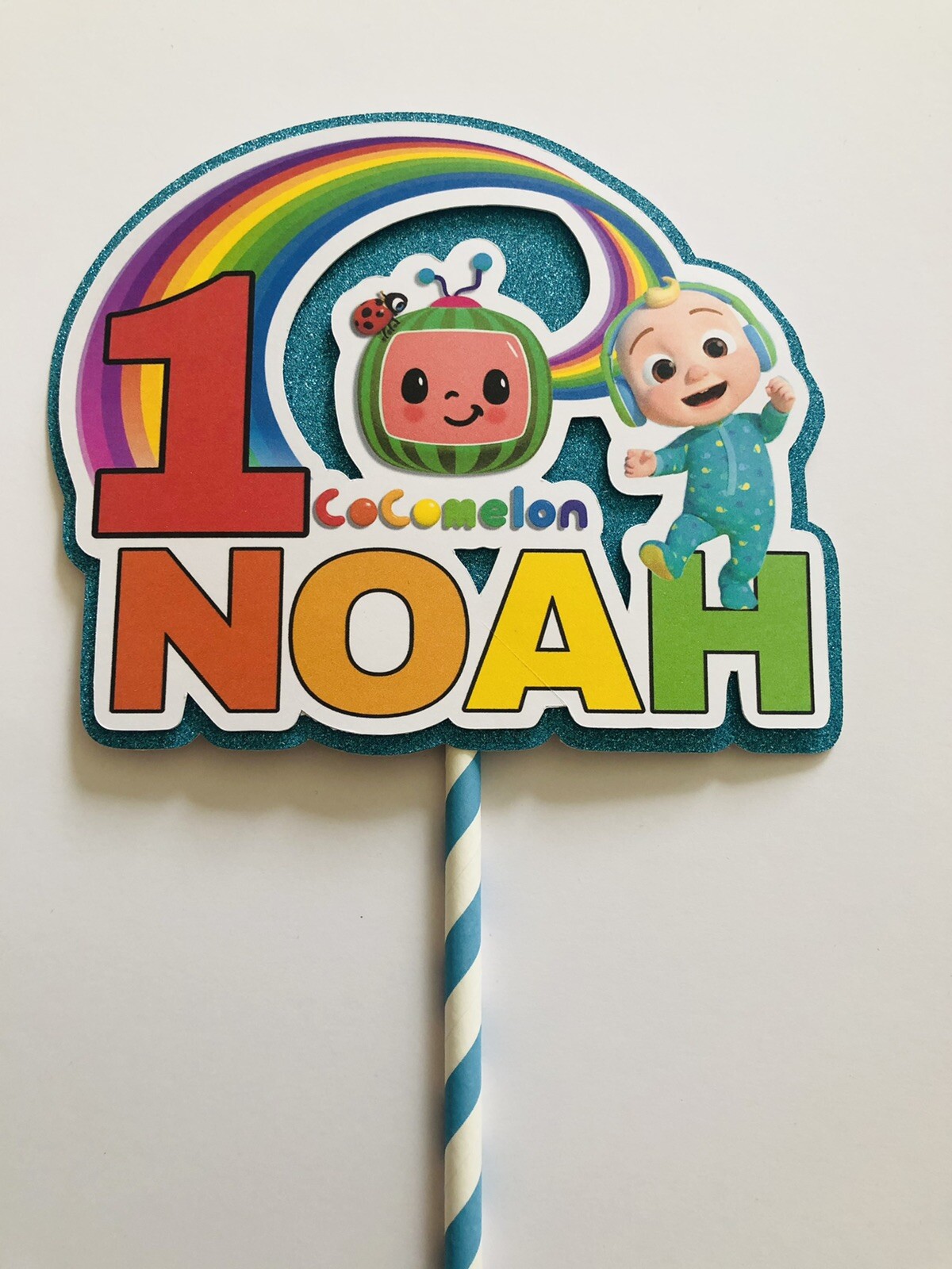 Personalised Cake Topper Any Name And Any Age eBay