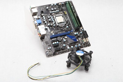 MSI H67MS-E33 (B3) Motherboard MS-7680 + G620 2.4ghz Intel CPU + 4gb RAM D42