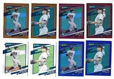 Aaron Judge 2021 Donruss 16 Card Lot Red Stripe #d /2021 Blue Pink Red Holo