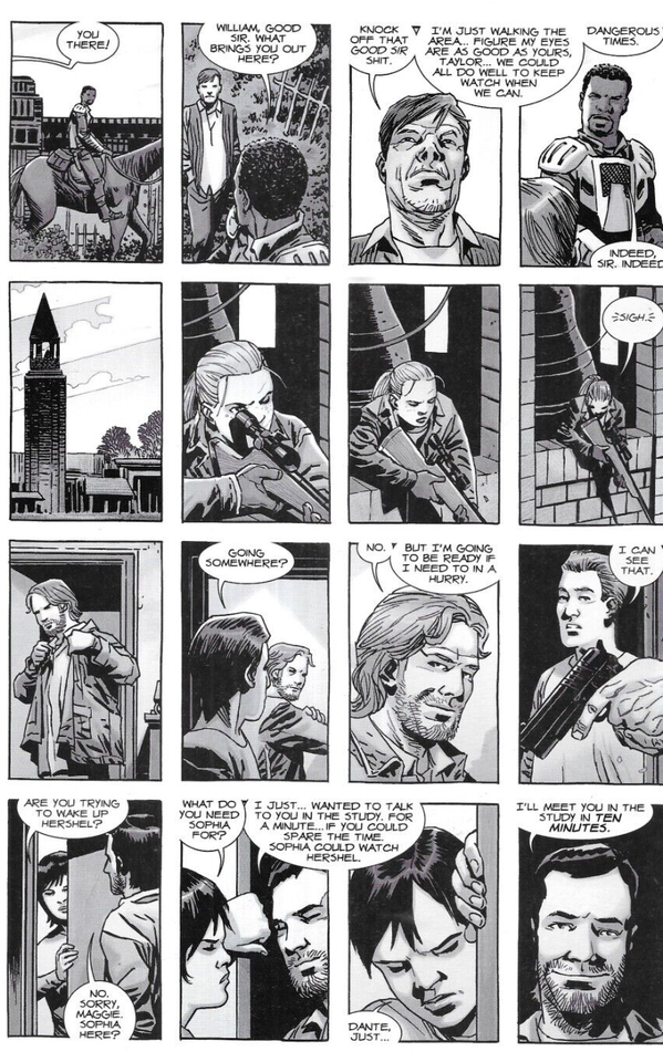 Walking Dead Comic 160 Cover B Arthur Adams Variant 2016 Kirkman Adlard